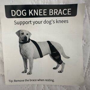 Adjustable straps for dog knee braces, protective pads, leg joint support,size M